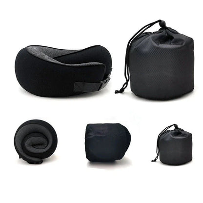 Comfortable U-Shaped Travel Neck Pillow in various colors, designed to provide superior neck support and relaxation during long journeys.