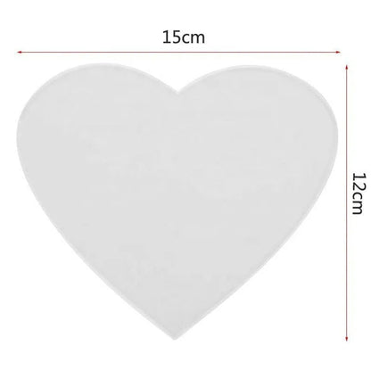 Transparent TPU silicone anti-wrinkle patches set with neck sticker, T-shape, heart and triangle designs