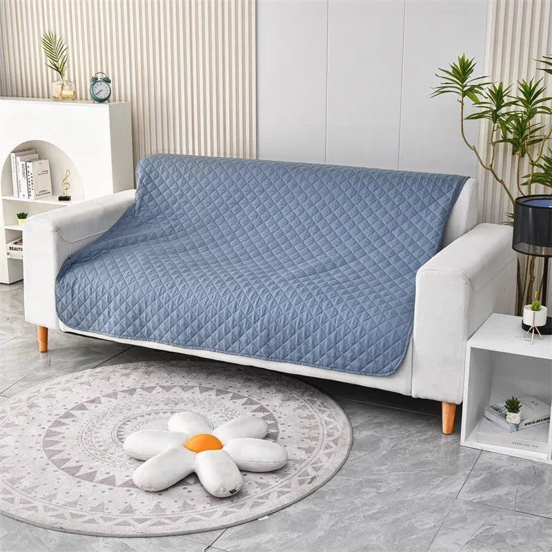 Reversible dog blanket sofa cover in assorted colours protecting furniture