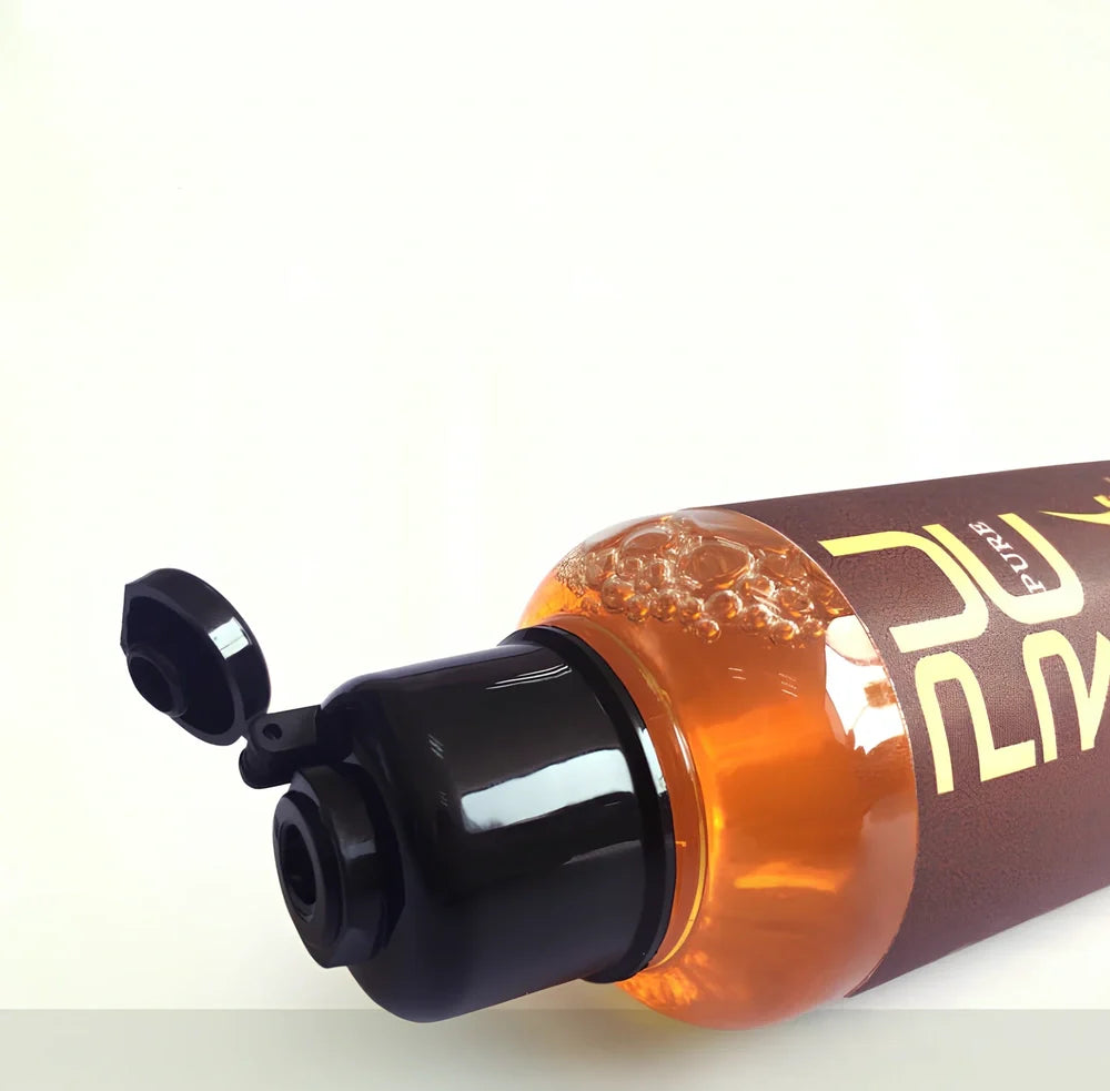 Herbal ginger hair regrowth shampoo bottle, 100ml with advanced formula to reduce shedding and promote growth