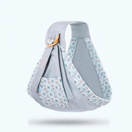 Adjustable baby wrap carrier sling in various colors for comfortable infant carrying