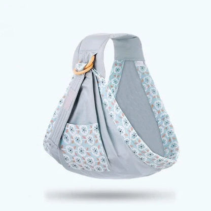 Adjustable baby wrap carrier sling in various colors for comfortable infant carrying