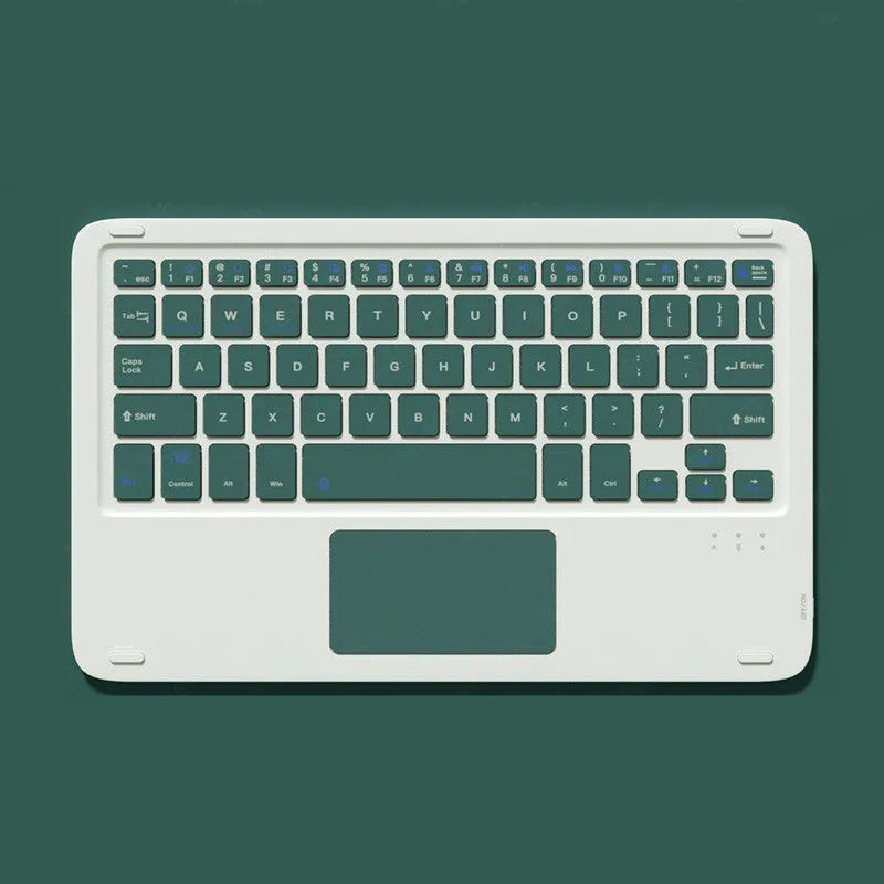Wireless Bluetooth keyboard and mouse combo kit in pink with charging cable