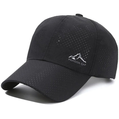 Korean style adjustable baseball cap in dome crown design with polyester fabric