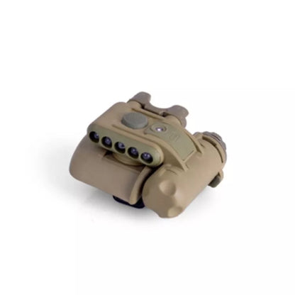 Element second generation tactical helmet lamp in black and sand colours with multiple LED options