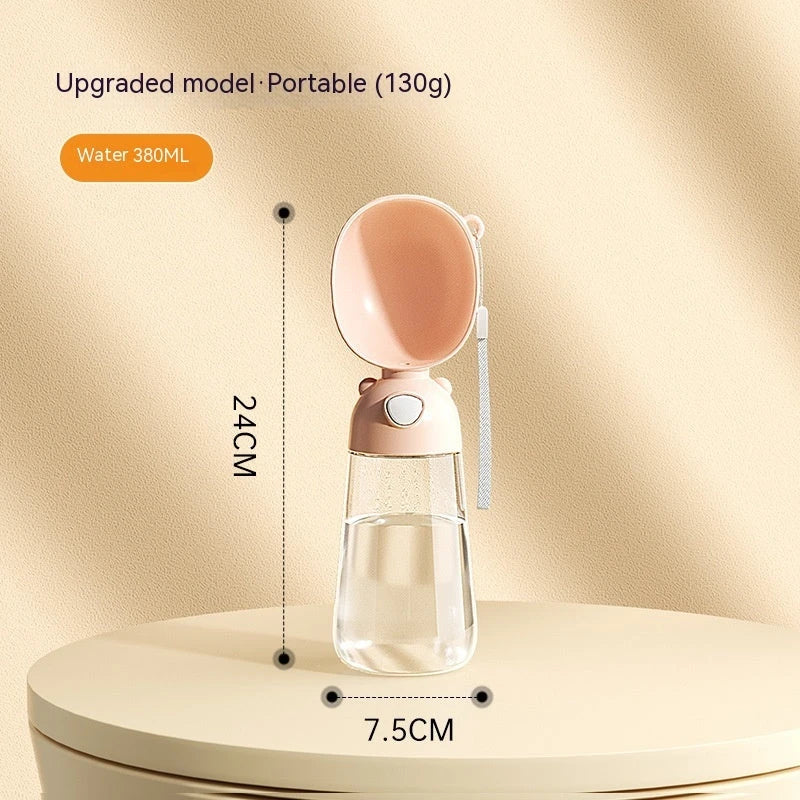 Premium Portable Pet Water Bottle and Food Container for Outdoor Adventures and Travel