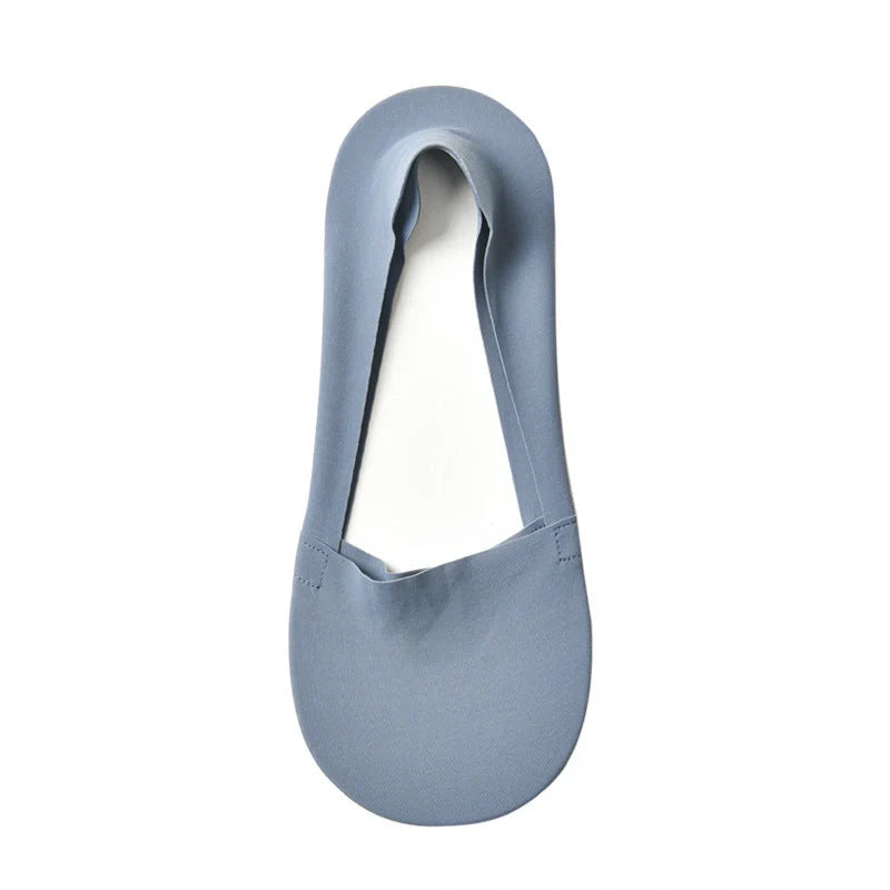 Stylish women's non-slip silicone socks in various colours for fashion and safety