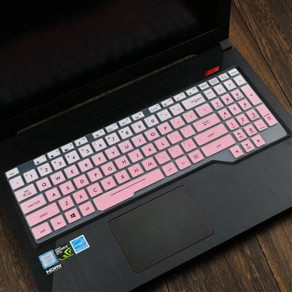 ASUS Flight 15.6-inch laptop keyboard protective film cover in translucent colour on keyboard
