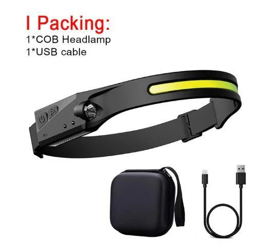 A versatile LED headlamp with a wide-angle beam, long-range side lighting, and hands-free operation for outdoor adventures