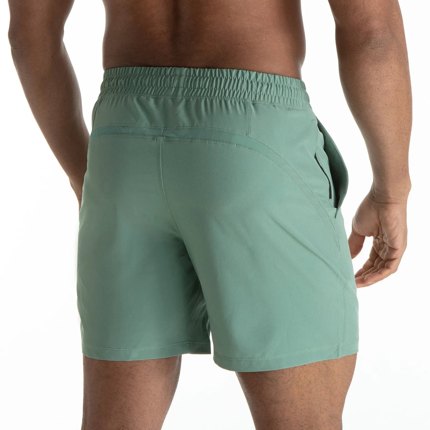 Men's polyester mesh stitching casual sports shorts in multiple colours for running and basketball