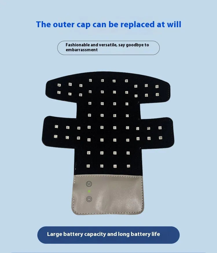Black LED photon beauty mask for face and neck light therapy treatment at home