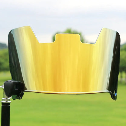 Rugby helmet goggles made from high-strength impact-resistant material for easy tool-free installation.