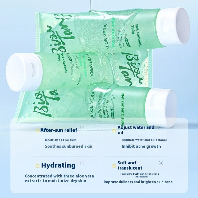 Aloe vera gel moisturising repair cream 280g for neutral and dry skin, hydrating and refreshing