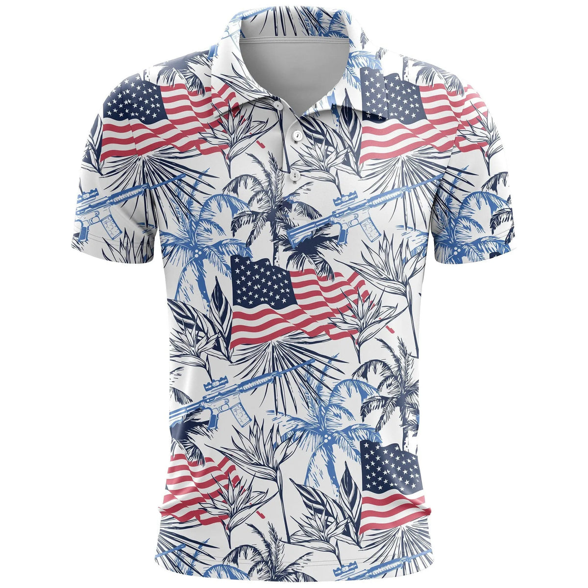 3D printed sports short sleeve leisure top with bird eye cloth fabric and colour-matched patterns, loose fit design
