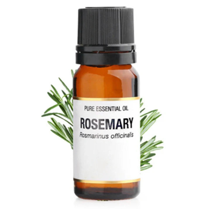 10ml bottle of pure rosemary essential oil for skincare and aromatherapy applications