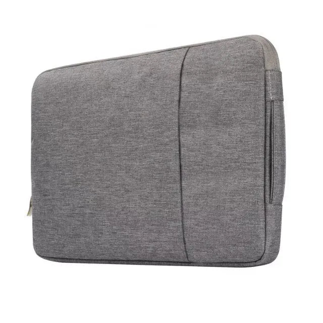 Leather tablet case for 12.9-inch devices with thickened anti-fall protection in waterproof canvas material