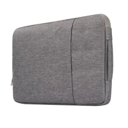 Leather tablet case for 12.9-inch devices with thickened anti-fall protection in waterproof canvas material