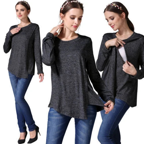 Cotton multifunctional loose maternity clothes in various colours and sizes