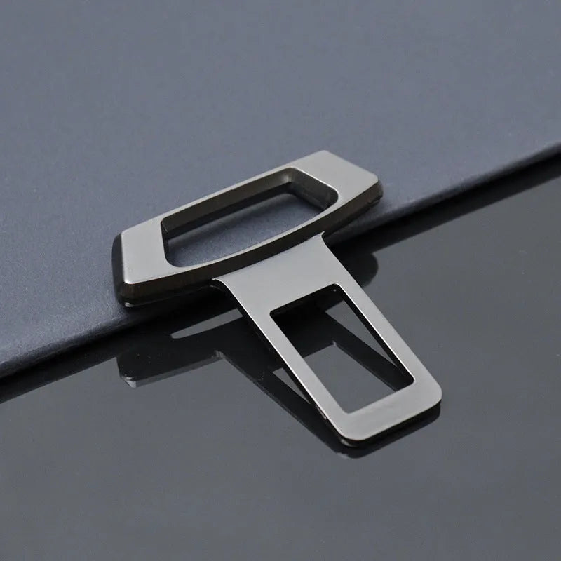 Metal car interior silencer insert in matte black, gold, and silver colours for noise reduction between vehicle components