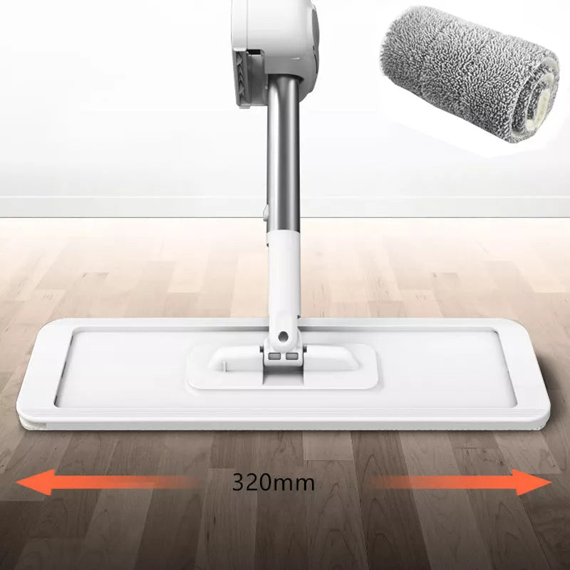 Microfiber Replacement Floor Mop with stainless steel rod and reusable pads
