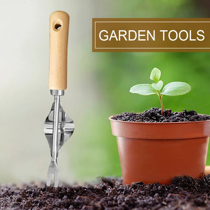 PartneKFZSD01UK Gardening Tool Kit with telescopic rod, metal prongs, and versatile accessories for effortless weed removal
