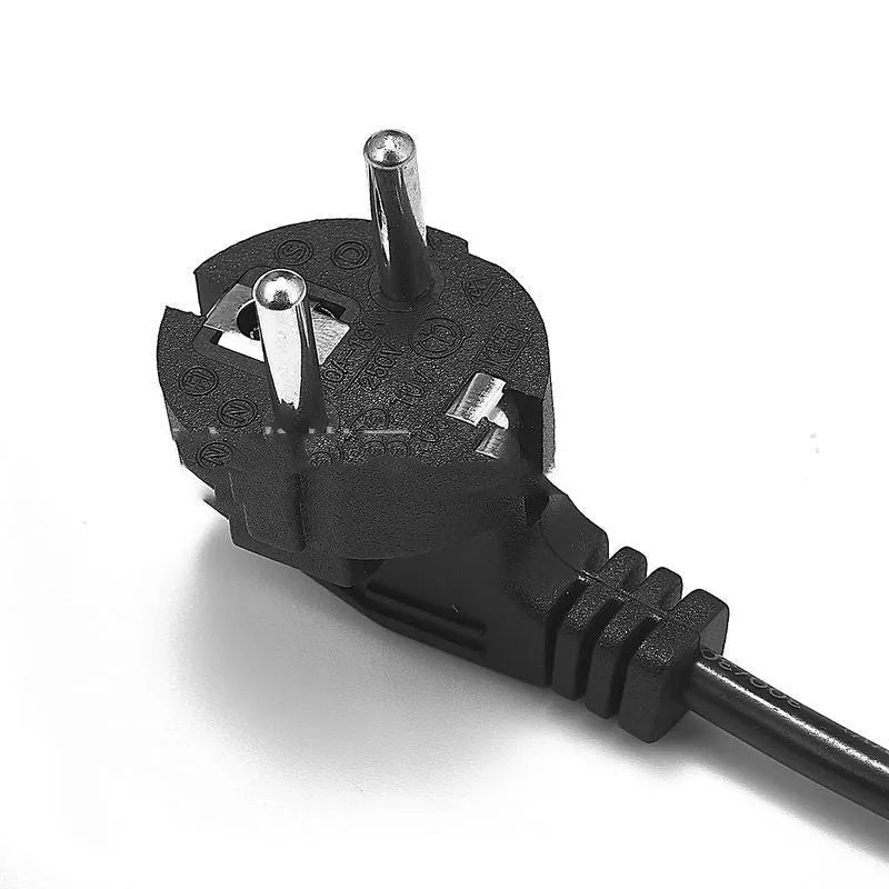 European style product suffix power cord, 1.2m EU electrical outlet lead with moulded plug
