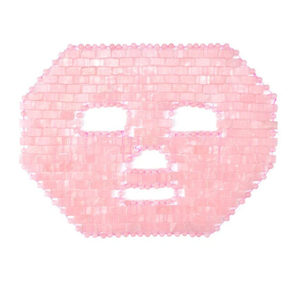 Jade facial massage mask with 247 sheets and 144 beads on 28x21cm surface