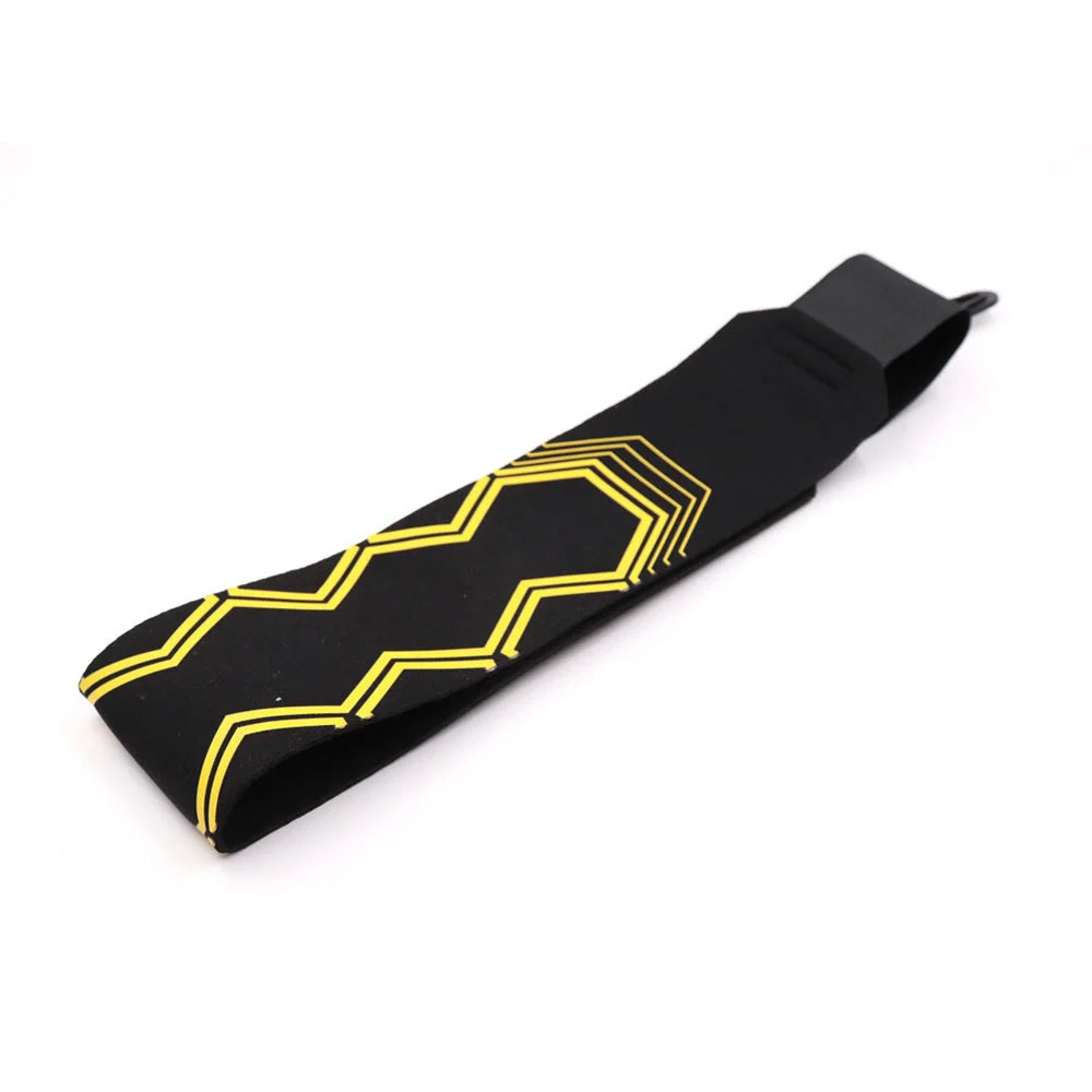 Adjustable Football Trainer for soccer skills development with elastic strap and waist belt