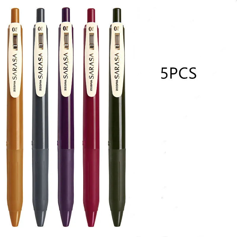Press The Water 0.5mm bullet tip gel pen in retro colour options