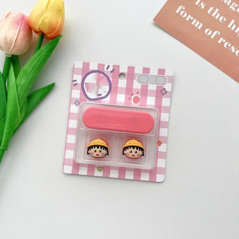 Cartoon-themed plastic magnetic data cable fixer for desktop organisation.