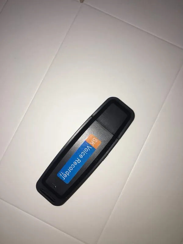 Creative gift USB flash drive with voice card function in black or white colour options