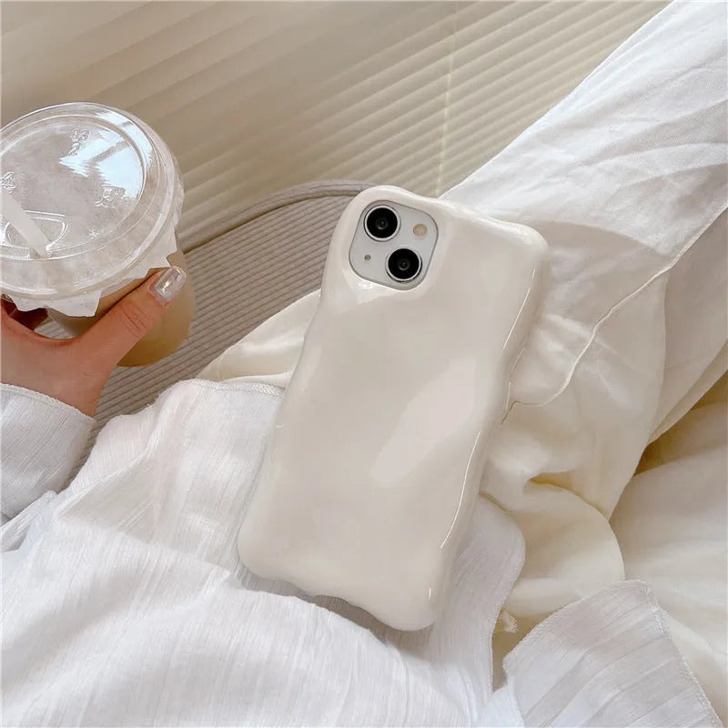 3D macaron candy coloured all-inclusive TPU phone case for iPhone with bracket and magnetic suction, shown in five colours