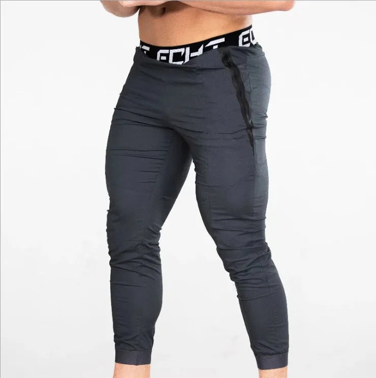 Cotton fitness sweatpants in black, grey or navy blue, adult sports and leisure trousers, sizes L to XXL