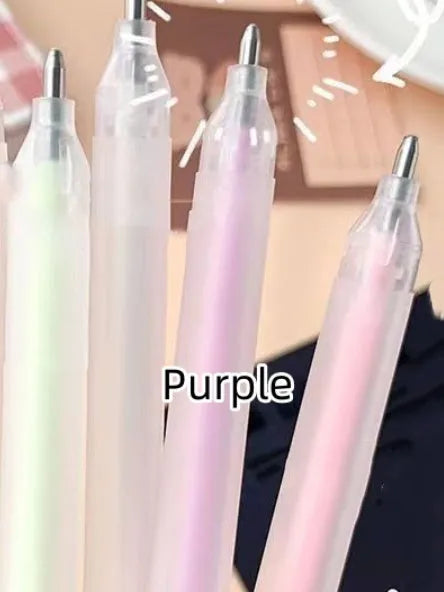 Plastic cap-pulling dispensing pen for macaroon colour application with quick-drying formula