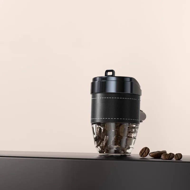 Brown plastic coffee cup-shaped solid car air freshener for cup holders