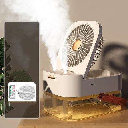 Versatile 3-in-1 Portable Air Cooler, Humidifier, and Fan with Remote Control for Refreshing and Comfortable Home or Office Environment