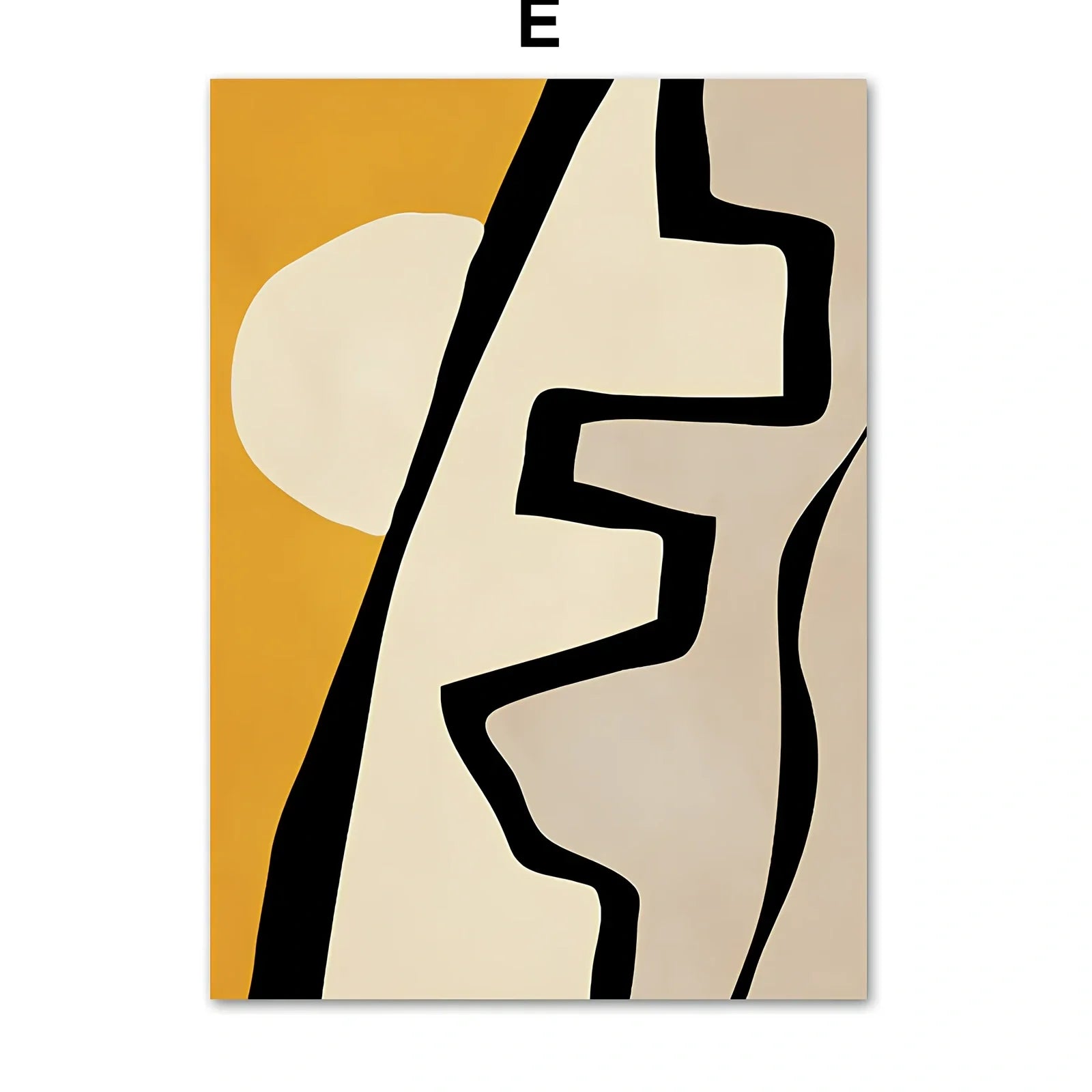 Frameless abstract canvas painting of African women with flower and leaf patterns, spray-painted oil on rectangular canvas, sizes up to 60x100cm