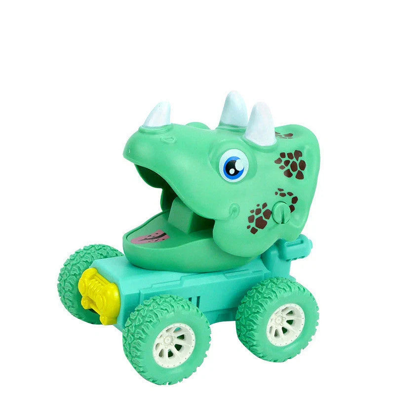 Dinosaur Push Car Sliding Animal Toy Car in various designs including dinosaurs, owls, and snails