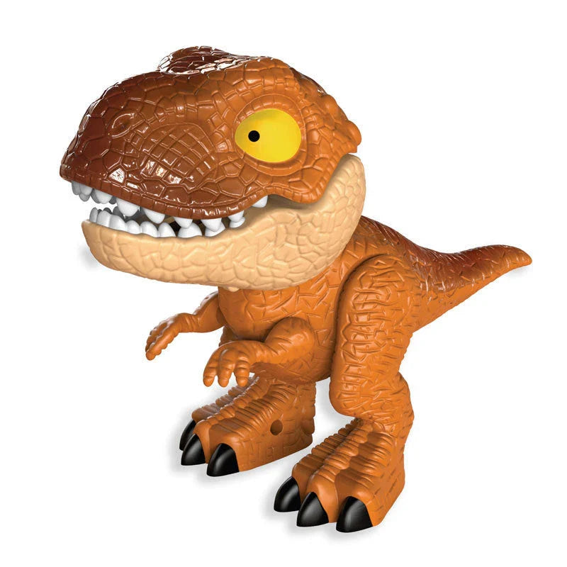 Transformative dinosaur-themed stationery set with movable joints and integrated school supplies