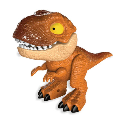 Transformative dinosaur-themed stationery set with movable joints and integrated school supplies