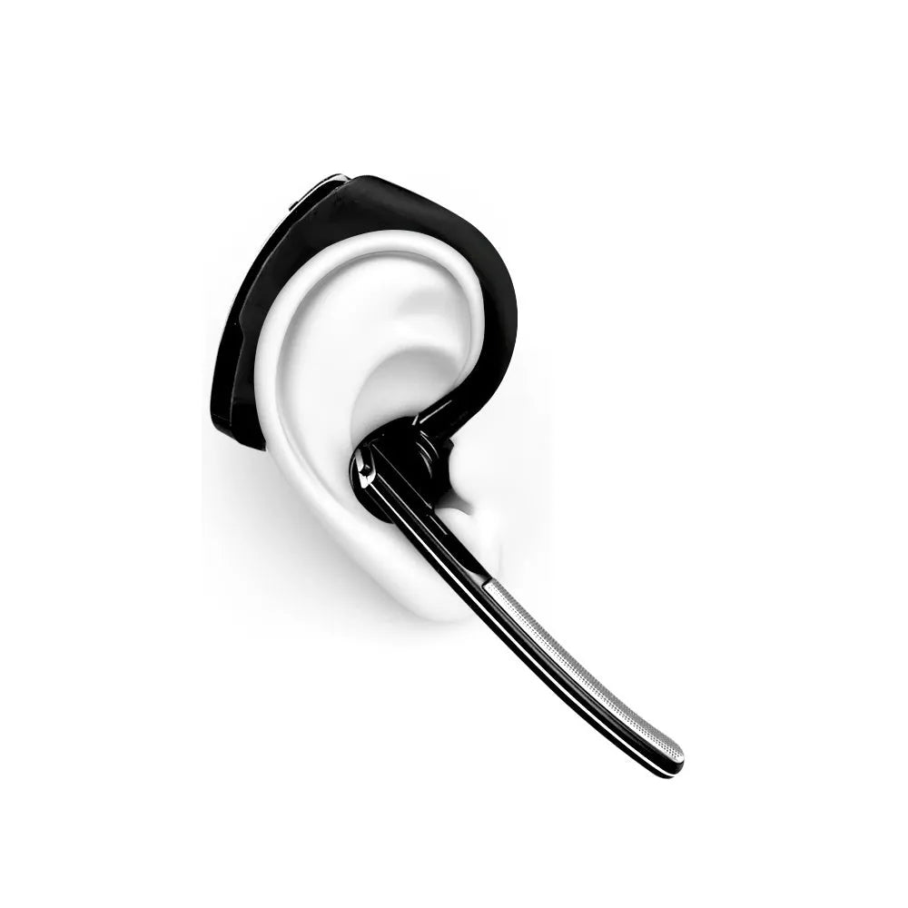 V9 wireless Bluetooth headset with earbud and charging cable