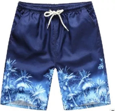 Quick Dry Printing Beach Shorts in various colours, showcasing eco-friendly natural pulp dyeing technology