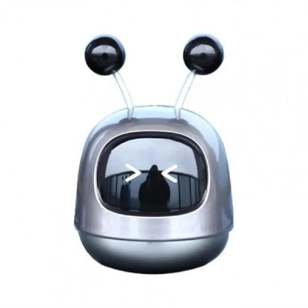 Robot car shaped vent mounted aromatherapy diffuser for vehicles with 40ML fragrance gel capacity
