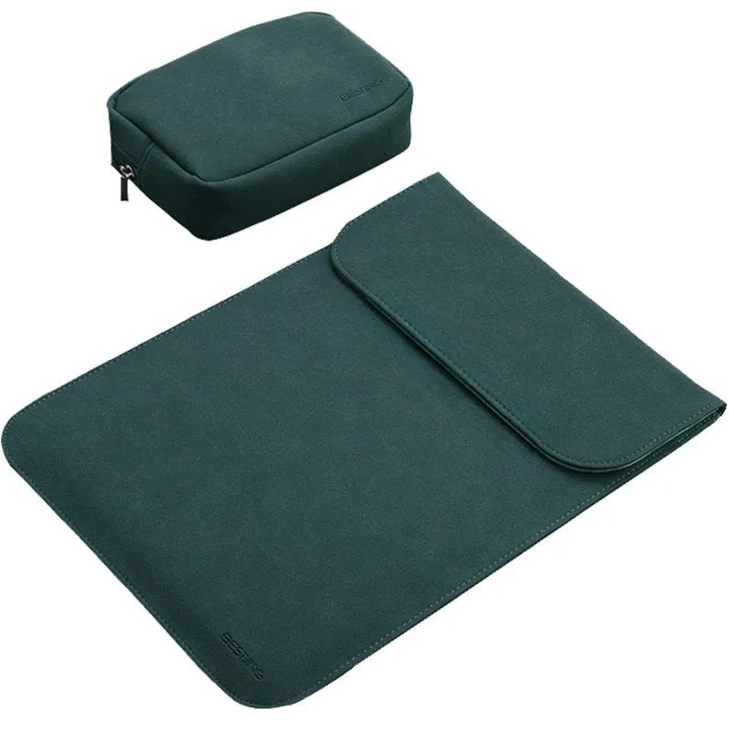 Notebook case sleeve in Dark Gray, Green, Light Gray or Pink, 6mm thick, for 11-15.5 inch devices