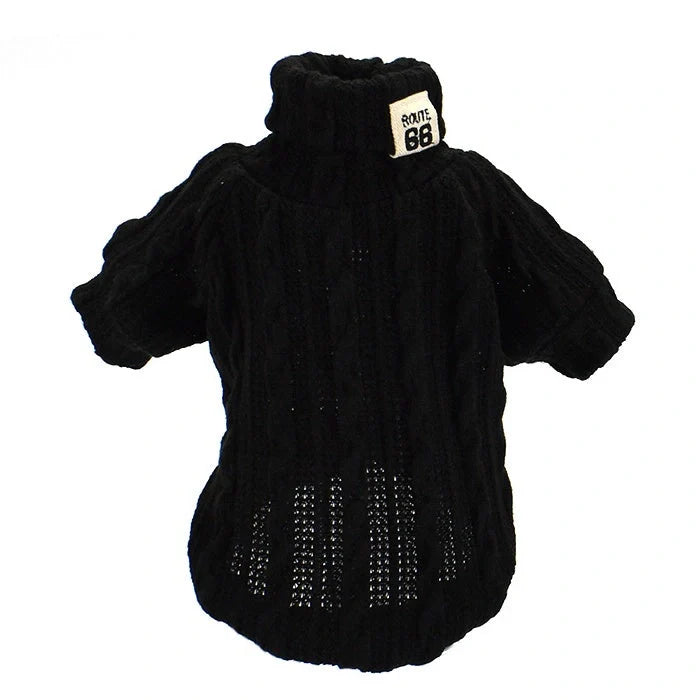Cosy dog turtleneck sweater in various colours and sizes for small to medium pups