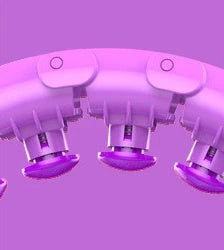 Adjustable waist slimming hoop with detachable knots for effective weight loss