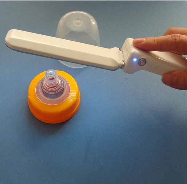 Compact UV Disinfection Stick with automatic safety switch for home and travel use