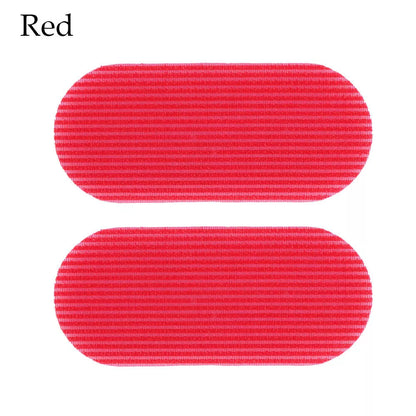 Retro oil hair cutting patch set with red and black fibre clips