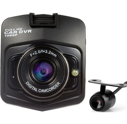 Compact 1080P Dash Cam with Night Vision, G-Sensor, and Wide-Angle Lens