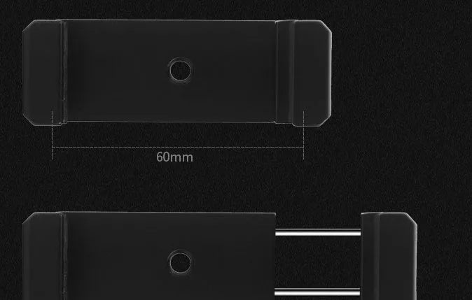 Aluminium alloy handheld bracket for Apple iPhone with tripod mount